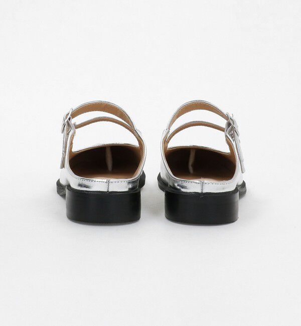 BEAUTY&YOUTH UNITED ARROWS「＜PAES＞ダブルバックル ミュール/シルバーカラー」|サンダル|