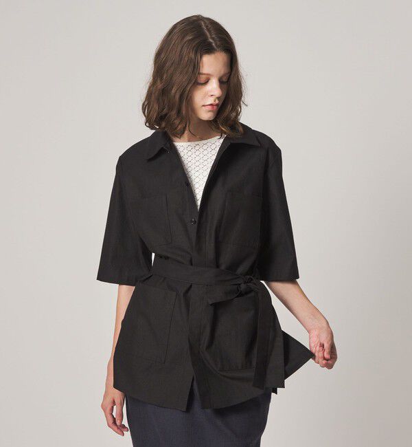 STEVEN ALAN「＜Steven Alan＞コットン サファリ シャツ」|シャツ・ブラウス|
