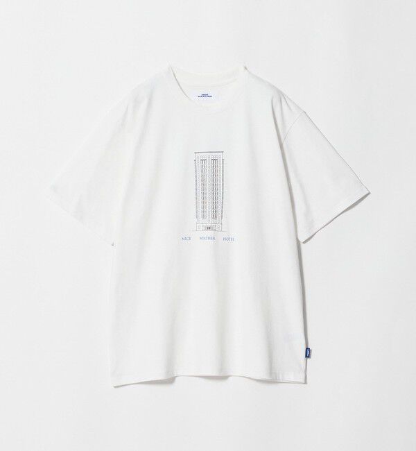 NICE WEATHER「＜NICE WEATHER＞ホテルプリント Tシャツ」|Tシャツ・カットソー|