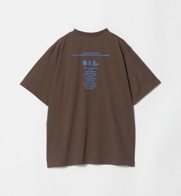 NICE WEATHER「＜NICE WEATHER＞ホテルプリント Tシャツ」|Tシャツ・カットソー|