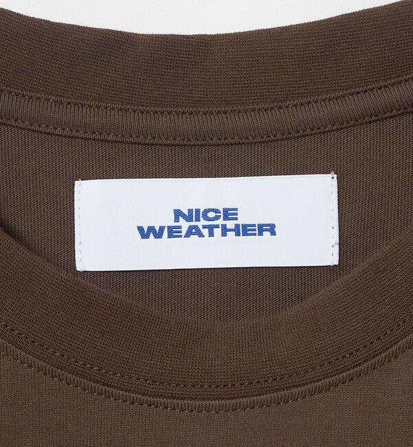 NICE WEATHER「＜NICE WEATHER＞ホテルプリント Tシャツ」|Tシャツ・カットソー|