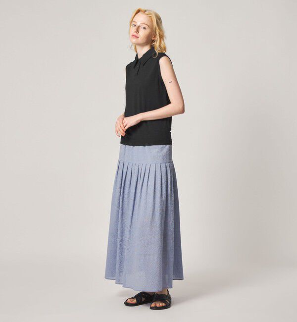 STEVEN ALAN「＜Steven Alan＞ウール ジャージー ノースリーブ プルオーバー」|Tシャツ・カットソー|
