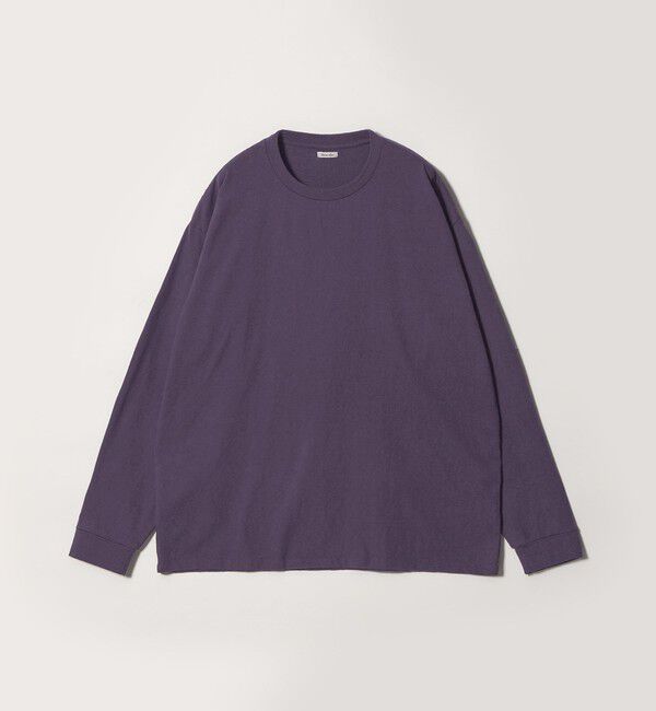 STEVEN ALAN「＜Steven Alan＞ ラスティック シルク クルーネック Tシャツ」|Tシャツ・カットソー|PURPLE