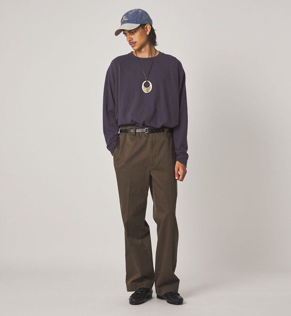 STEVEN ALAN「＜Steven Alan＞ ラスティック シルク クルーネック Tシャツ」|Tシャツ・カットソー|