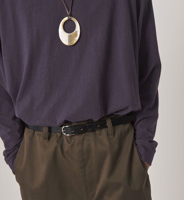 STEVEN ALAN「＜Steven Alan＞ ラスティック シルク クルーネック Tシャツ」|Tシャツ・カットソー|