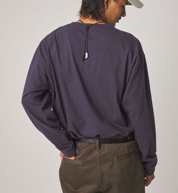 STEVEN ALAN「＜Steven Alan＞ ラスティック シルク クルーネック Tシャツ」|Tシャツ・カットソー|