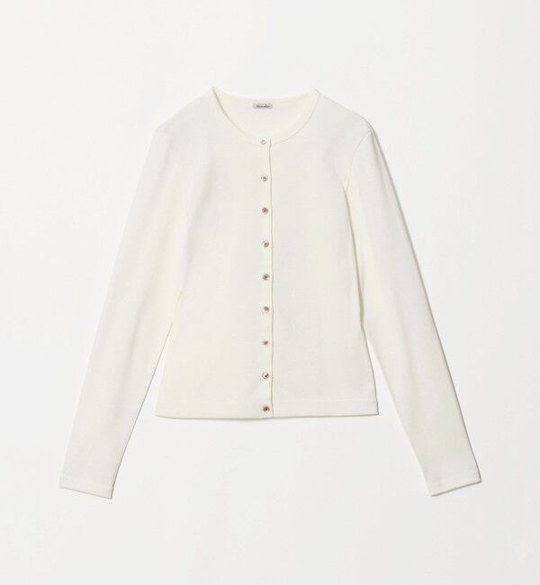 STEVEN ALAN「＜Steven Alan＞コットン フライス カーディガン」|カーディガン|OFF WHITE