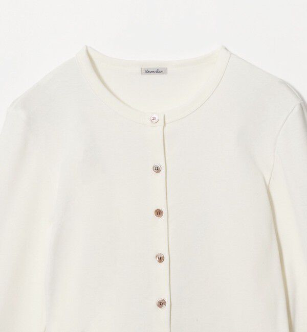 STEVEN ALAN「＜Steven Alan＞コットン フライス カーディガン」|カーディガン|