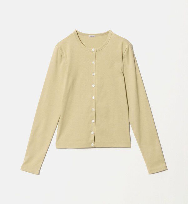 STEVEN ALAN「＜Steven Alan＞コットン フライス カーディガン」|カーディガン|LIME