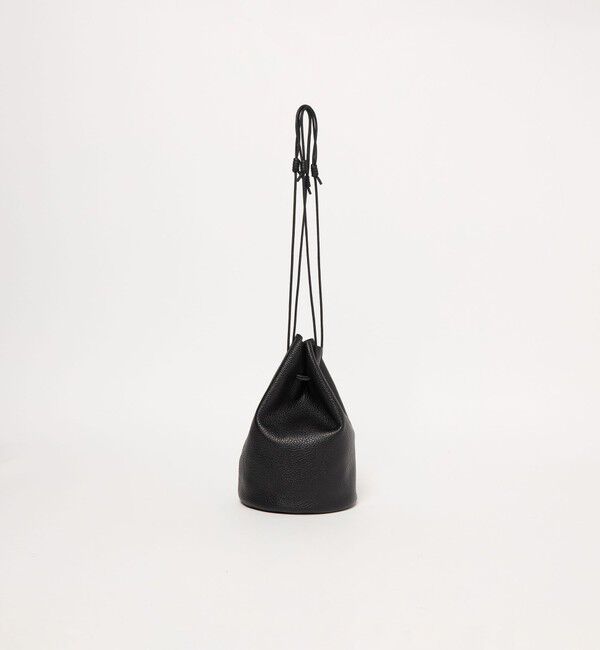 BEAUTY&YOUTH UNITED ARROWS「【WEB限定】シボ レザー パース」|ハンドバッグ|BLACK