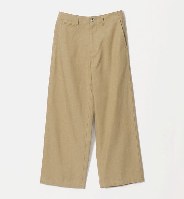 BEAUTY&YOUTH UNITED ARROWS「セルロースコットン チノ ストレートパンツ」|チノ|BEIGE