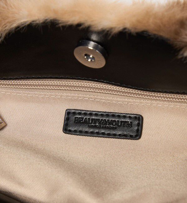 BEAUTY&YOUTH UNITED ARROWS「ファーライク 2WAY スクエア トートバッグ」|ショルダー・メッセンジャー|