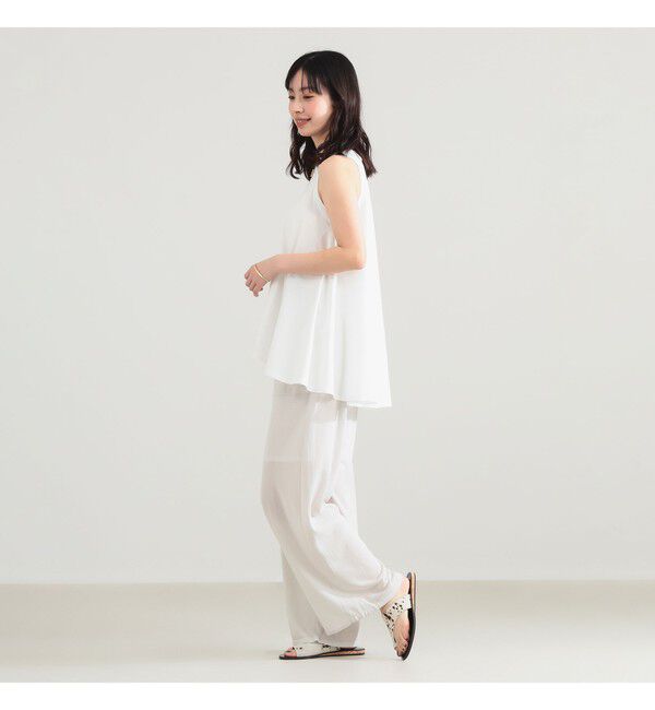 Demi-Luxe BEAMS 「COG THE BIGSMOKE / HIBA バックフレアートップス」|Tシャツ・カットソー|