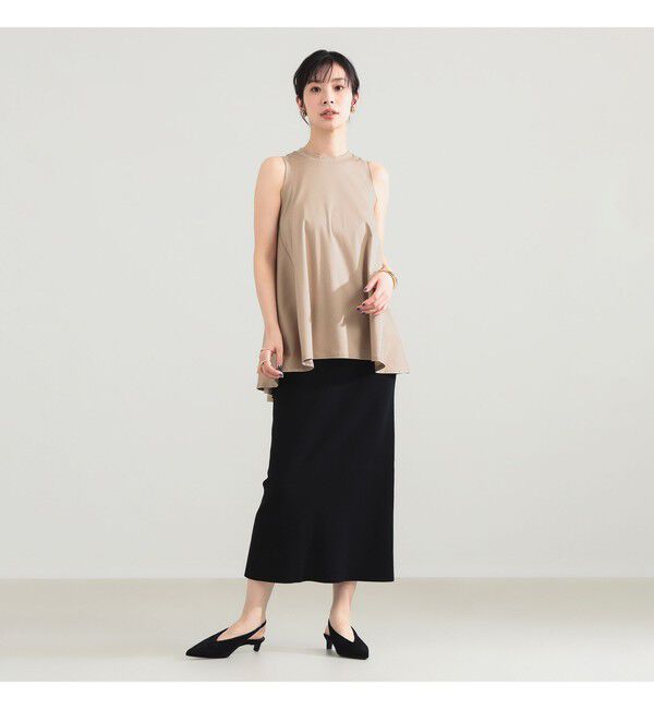 Demi-Luxe BEAMS 「COG THE BIGSMOKE / HIBA バックフレアートップス」|Tシャツ・カットソー|