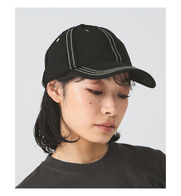 Ray BEAMS 「配色 ステッチ キャップ　　日除け 紫外線対策 夏素材 レジャー アウトドア 夏コーデ」|その他|