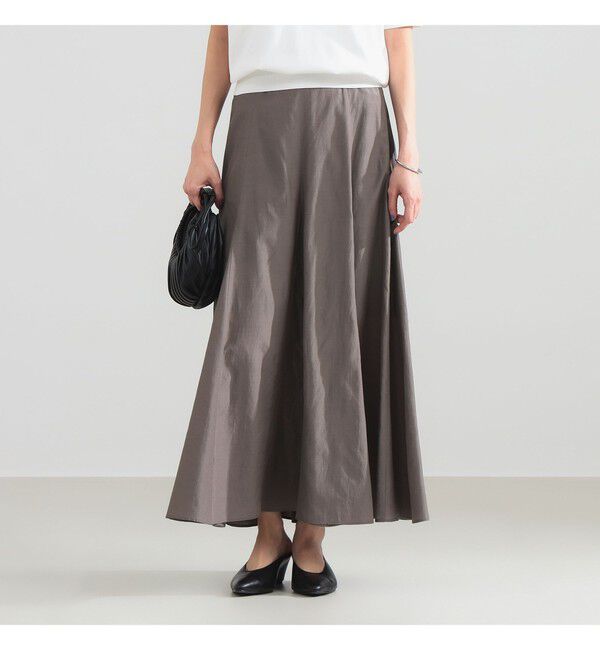 Demi-Luxe BEAMS 「コットン アセテート フレアスカート」|スカート|