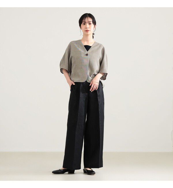 Demi-Luxe BEAMS 「ツイード メッシュ タック ジャケット」|ダッフルコート|