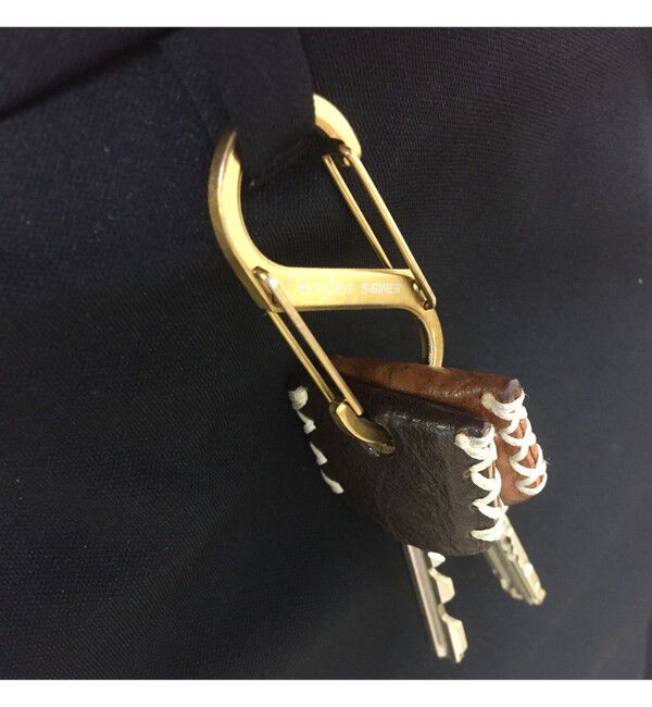 bPr BEAMS「NITE IZE / S-BINER BRASS」|キーケース|