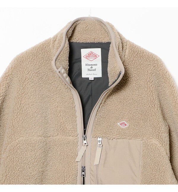 BEAMS「DANTON / STAND COLLAR JACKET」|ブルゾン・スタジャン|