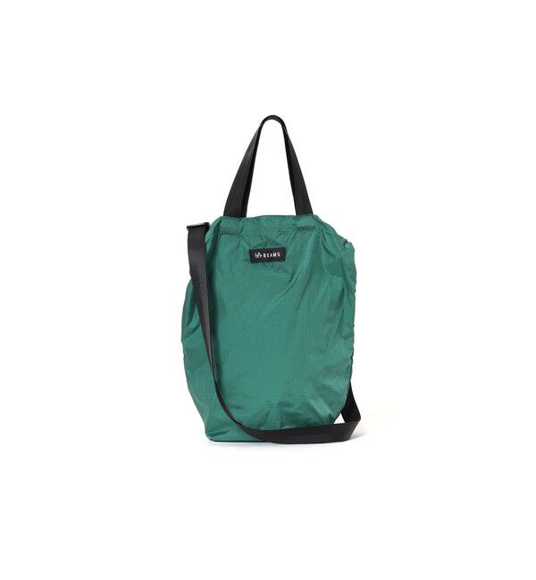 bPr BEAMS「リップストップ ショルダートートバッグ S」|ポーチ|FOREST_GREEN
