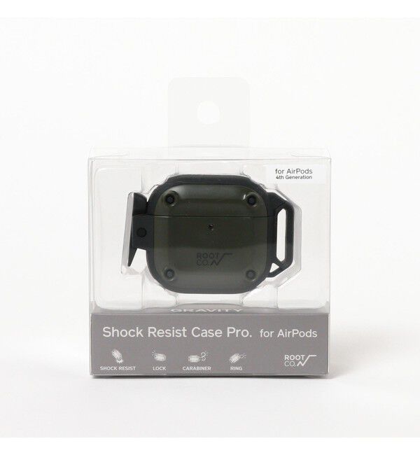 bPr BEAMS「ROOT CO. / GRAVITY Shock Resist Case Pro. for AirPods (第4世代) 専用ケース」|モバイルケース|