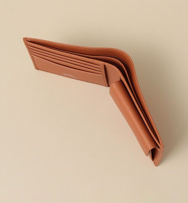 SHIPS「SHIPS:【SAFFIANO LEATHER】 イタリアンレザー 2つ折 財布」|財布|