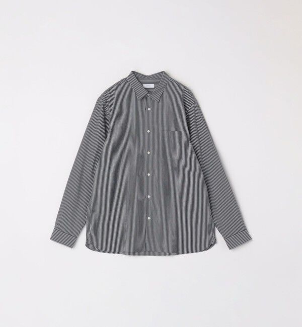 SHIPS any「SHIPS any: ストライプ / ソリッド リラックス レギュラーカラー シャツ 26AW◇」|シャツ・ブラウス|