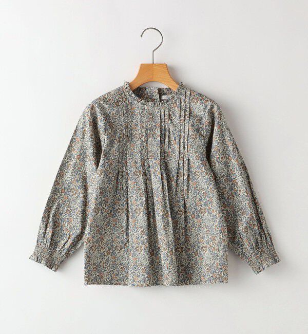 SHIPS KIDS「SHIPS KIDS:140～150cm / リバティ 長袖 ブラウス」|シャツ・ブラウス|