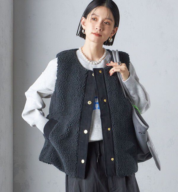 SHIPS for women「《一部予約》【一部SHIPS別注】Barbour: DULSIE LINER」|ベスト・ジレ|
