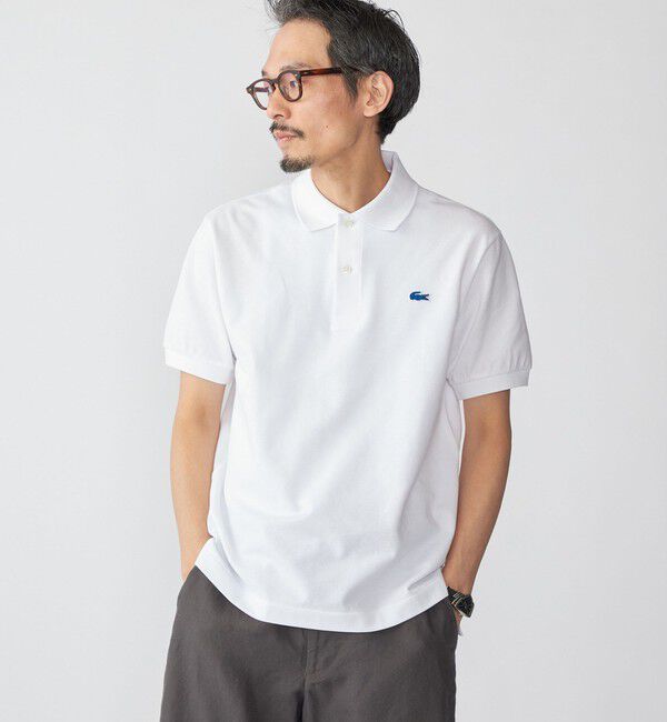 SHIPS「【SHIPS別注】LACOSTE: ドロップテイル ポロシャツ」|ポロシャツ|ホワイト