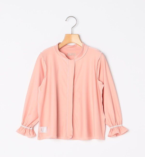 SHIPS KIDS「SHIPS KIDS:100～130cm / 〈UVカット〉フリルスリーブ ラッシュガード」|その他|