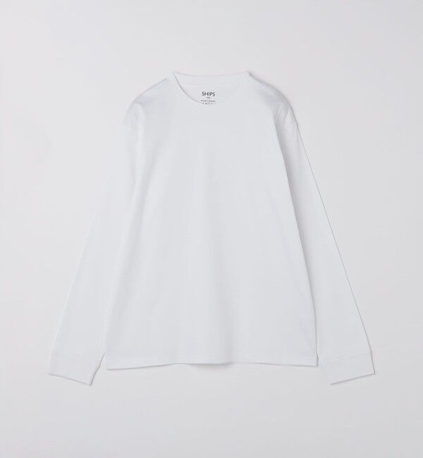 SHIPS Colors 「SHIPS Colors:シルケット コットン クルーネック ロンT」|Tシャツ・カットソー|