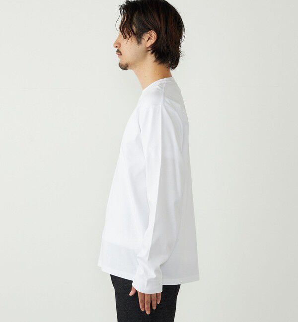 SHIPS Colors 「SHIPS Colors:シルケット コットン クルーネック ロンT」|Tシャツ・カットソー|