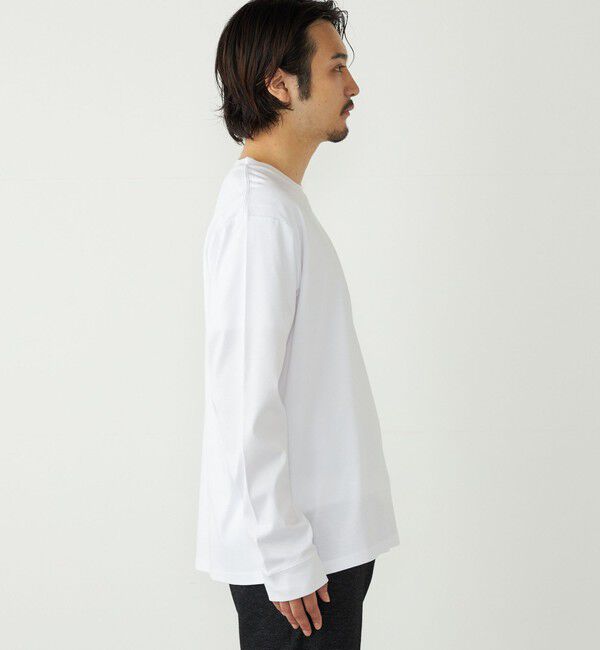 SHIPS Colors 「SHIPS Colors:シルケット コットン クルーネック ロンT」|Tシャツ・カットソー|