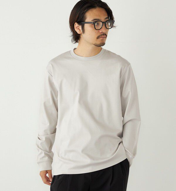 SHIPS Colors 「SHIPS Colors:シルケット コットン クルーネック ロンT」|Tシャツ・カットソー|