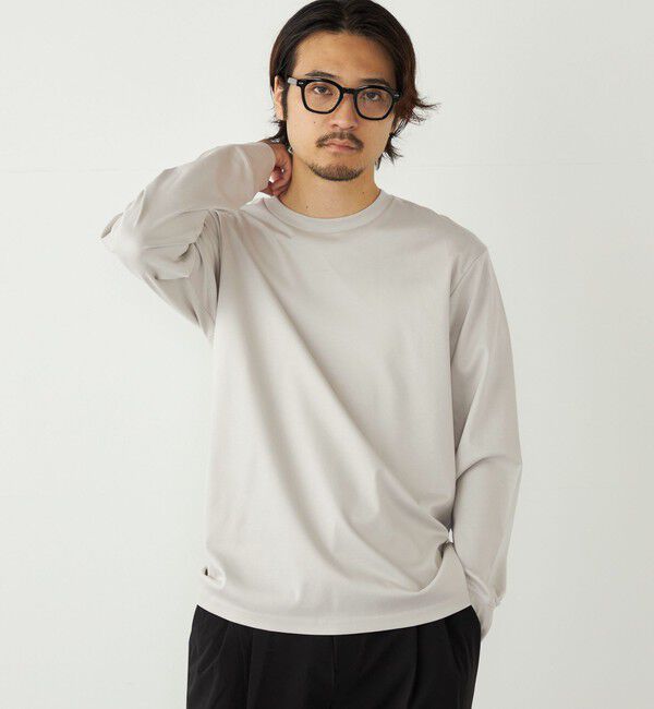 SHIPS Colors 「SHIPS Colors:シルケット コットン クルーネック ロンT」|Tシャツ・カットソー|