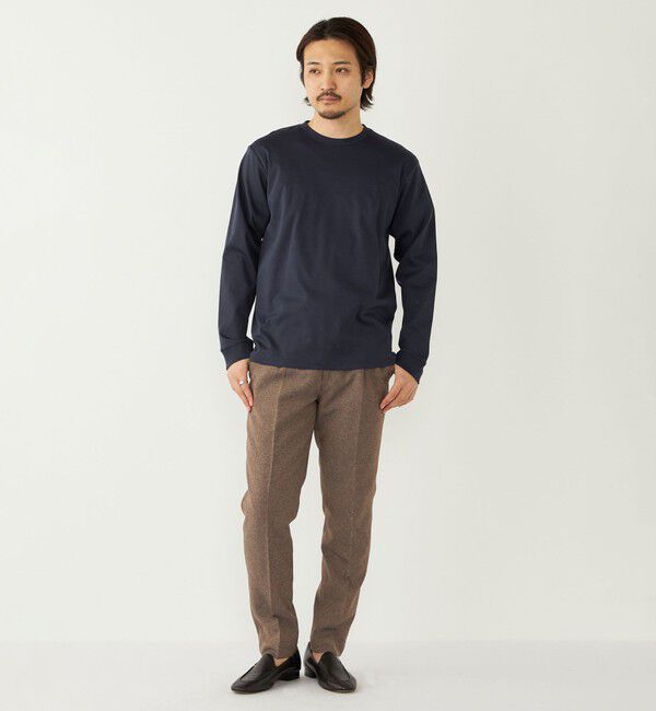 SHIPS Colors 「SHIPS Colors:シルケット コットン クルーネック ロンT」|Tシャツ・カットソー|