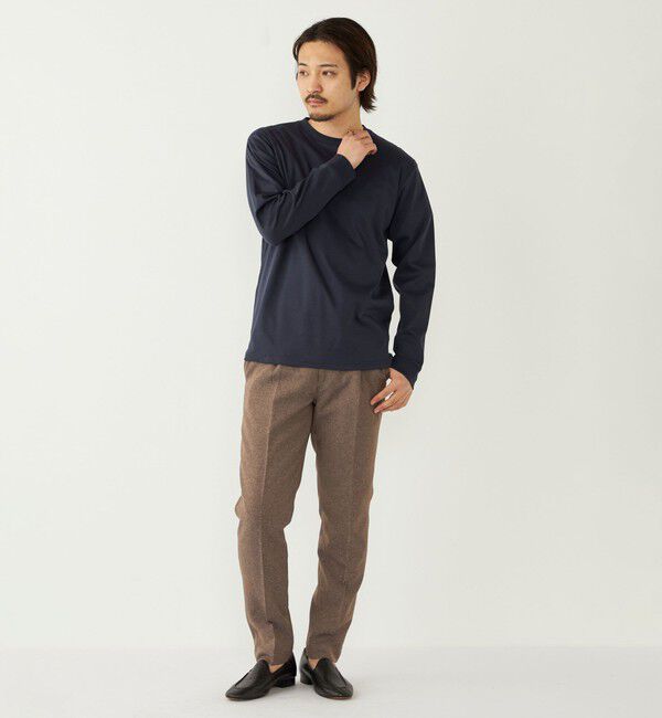 SHIPS Colors 「SHIPS Colors:シルケット コットン クルーネック ロンT」|Tシャツ・カットソー|