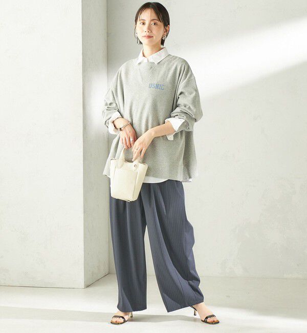 SHIPS for women「NINE CASE:〈洗濯機可能〉裏毛 スウェット プルオーバー」|スウェット・ジャージ|