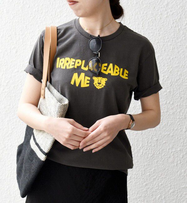 SHIPS any「Mixta:〈洗濯機可能〉MIXTIGER プリント TEE」|Tシャツ・カットソー|チャコールグレー
