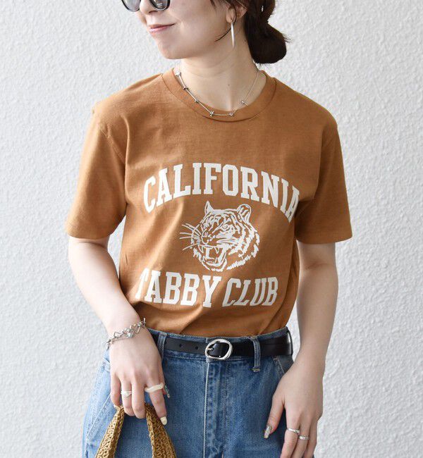 SHIPS any「Mixta:〈洗濯機可能〉MIXTIGER プリント TEE」|Tシャツ・カットソー|