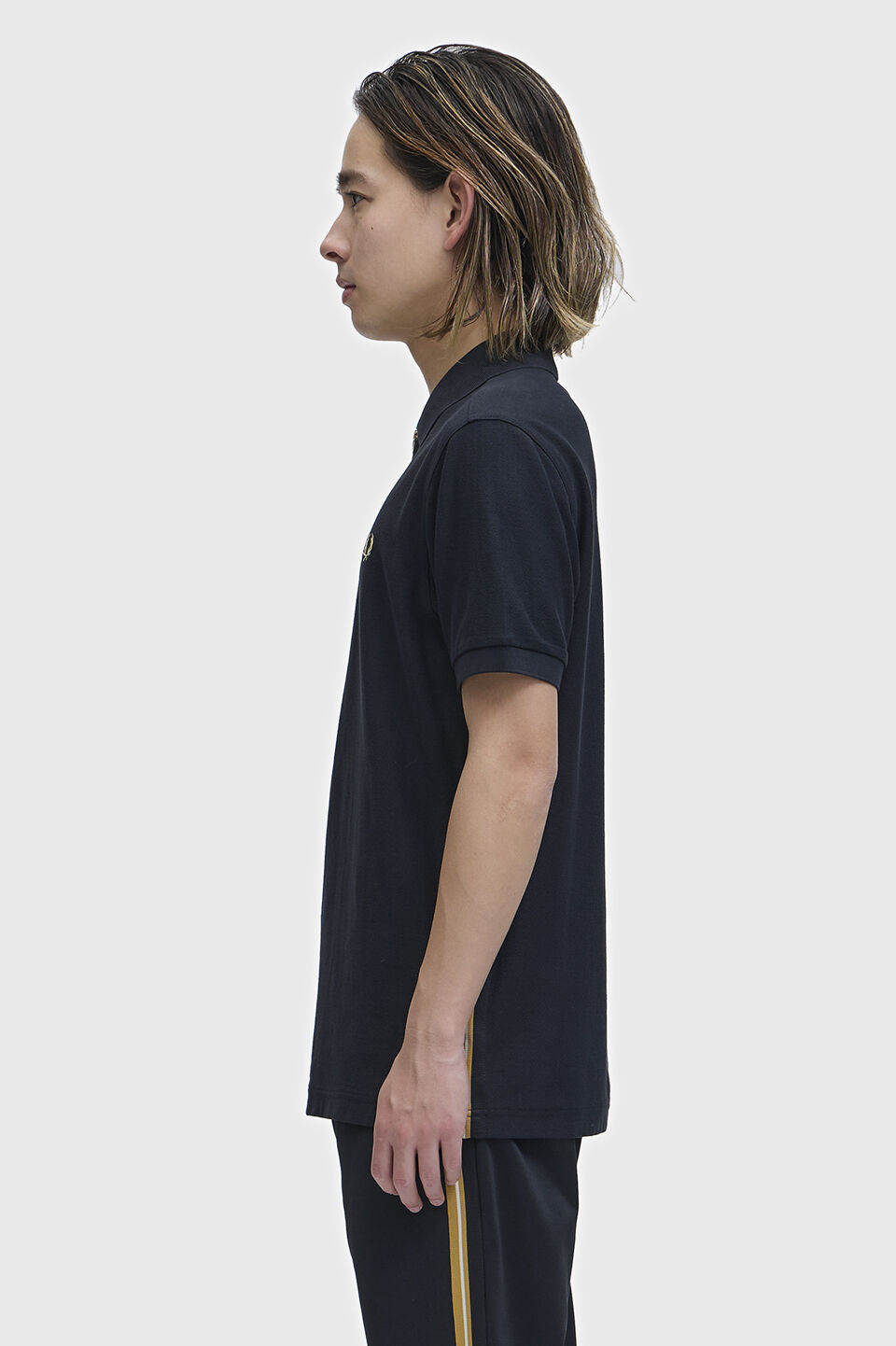 FRED PERRY 「Stripe Tape Polo Shirt／ストライプテープポロシャツ」|ポロシャツ|