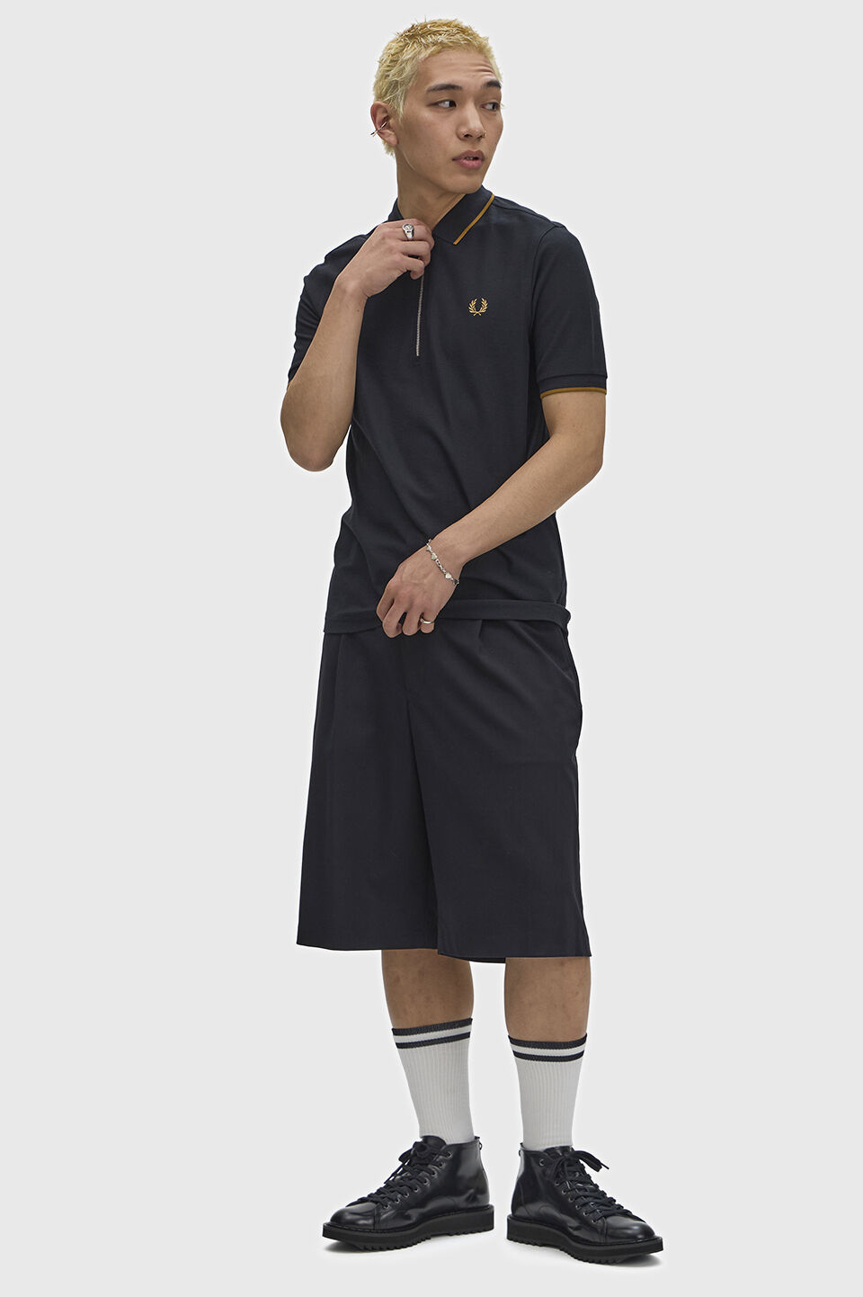 FRED PERRY 「FRED PERRY／Crepe Pique Polo Shirt／クレープピケポロシャツ」|ポロシャツ|