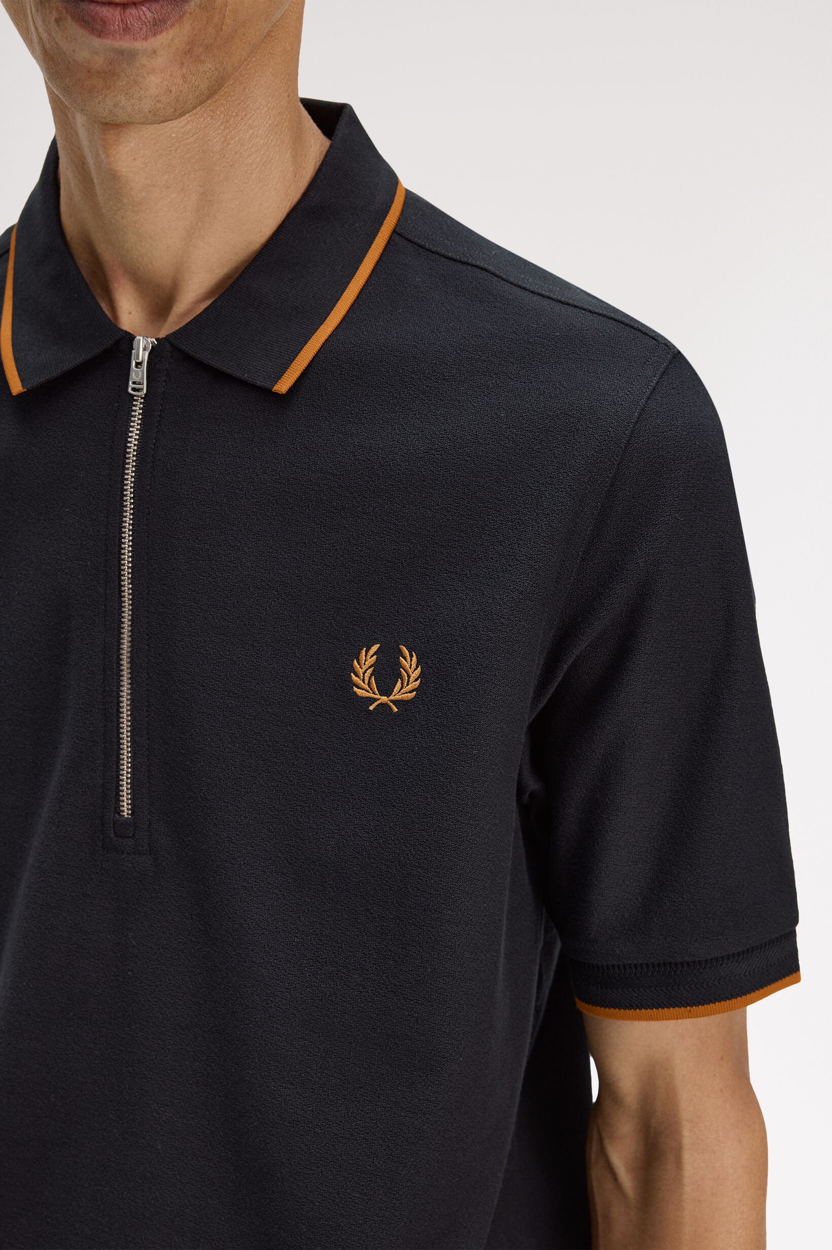 FRED PERRY 「FRED PERRY／Crepe Pique Polo Shirt／クレープピケポロシャツ」|ポロシャツ|
