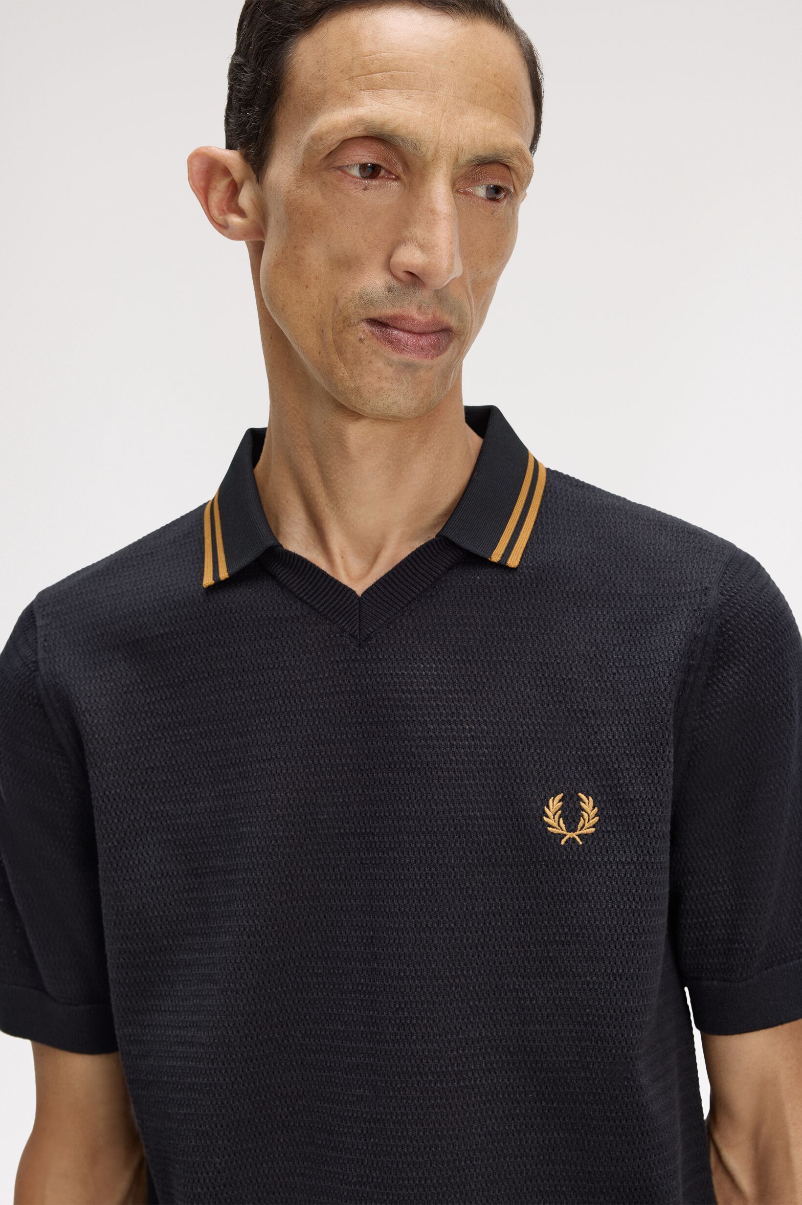 FRED PERRY 「Pointelle Knitted Shirt／ポインテールニットポロシャツ」|ポロシャツ|