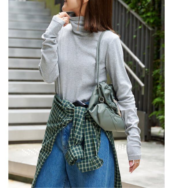 OUTDOOR PRODUCTS Usual Things「≪予約≫スラブジャージータートルネック」|Tシャツ・カットソー|グレー