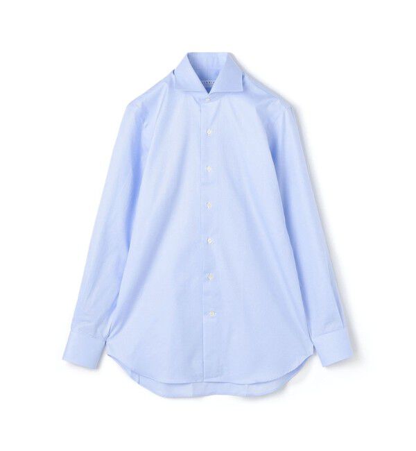 TOMORROWLAND MENS「120/2フレンチツイル ワイドスプレッドカラードレスシャツ」|シャツ・ブラウス|63 ライトブルー