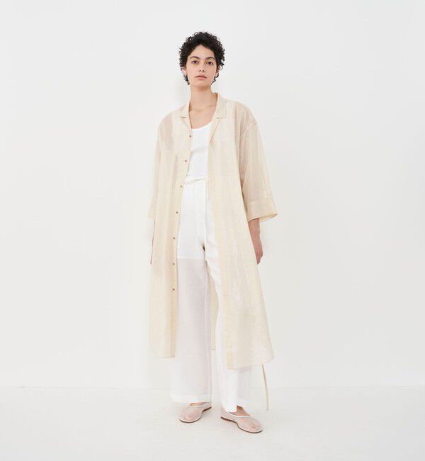 GALERIE VIE「 ボイルワッシャー シャツワンピース」|ワンピース|