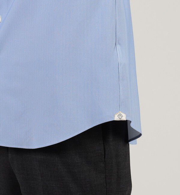 TOMORROWLAND MENS「ナイロンポリウレタン ワイドスプレッドカラー ハーフスリーブシャツ CANCLINI」|シャツ・ブラウス|