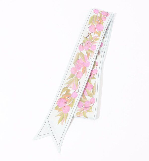 TOMORROWLAND GOODS「ATELIER TOMORROW AUTUMN FLOWER BANDEAU シルクスカーフ」|バンダナ・スカーフ|